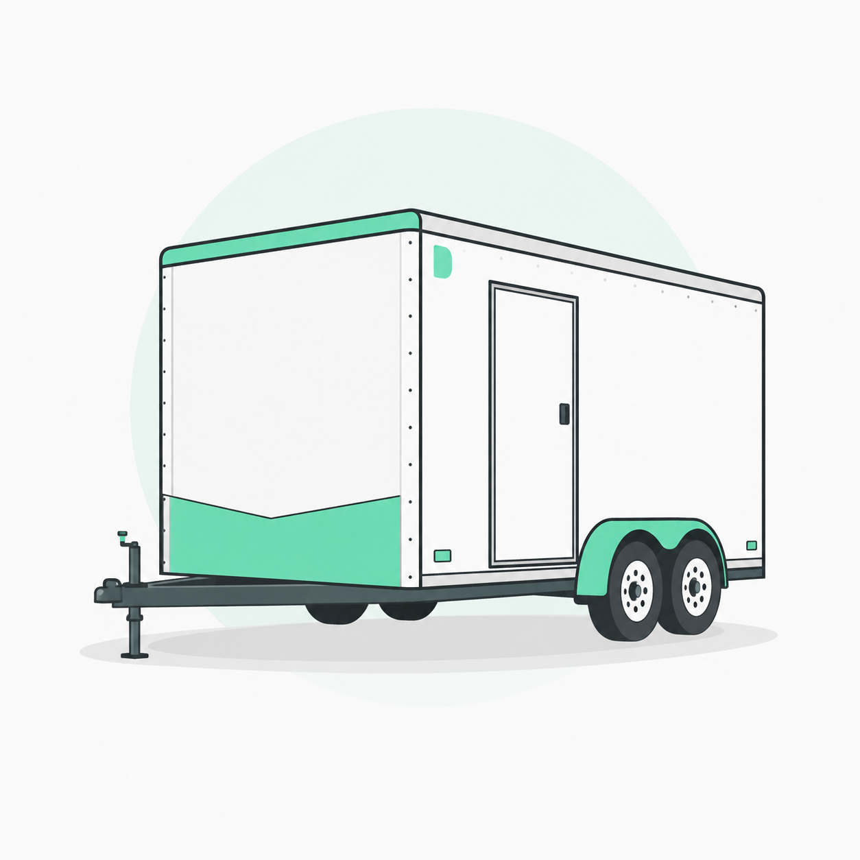 Brian James Box Van 600-3518-27-2-12-B Kofferanhänger — photo on request